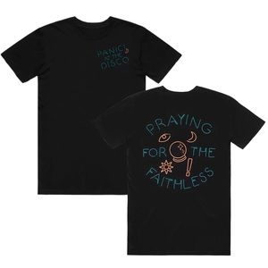 PANIC! At the Disco Praying for the Faithless Merch Black Tee Men’s Small